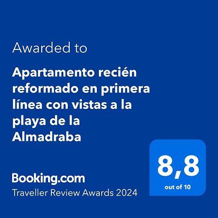 Apartamento Recien Reformado En Primera Linea Con Vistas A La Playa De La Almadraba Benicàssim Exterior foto